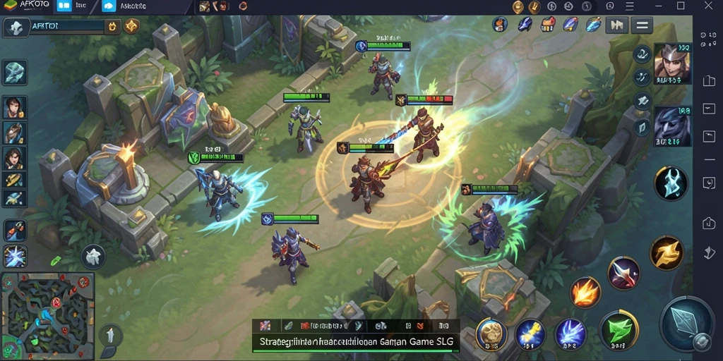 Tampilan menarik dari gameplay AFKTOTO di dunia SLG.