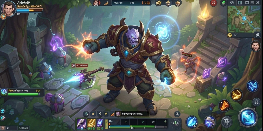 Gameplay menarik dengan grafis fantastis di AMAN69.