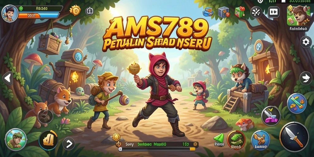 Tampilan gameplay seru dengan petualangan yang mendebarkan.