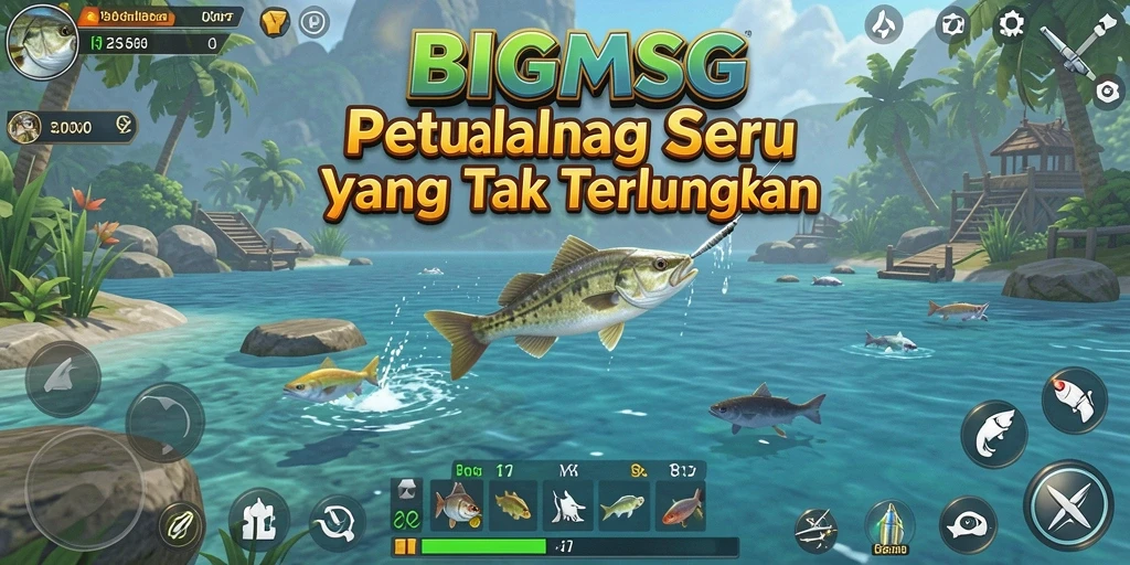 Gameplay memancing yang menakjubkan dalam BIGMSG.