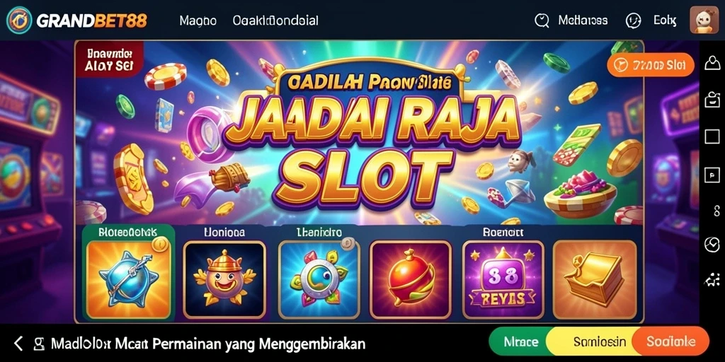 Tampilan menarik dari gameplay Slot di GRANDBET88.