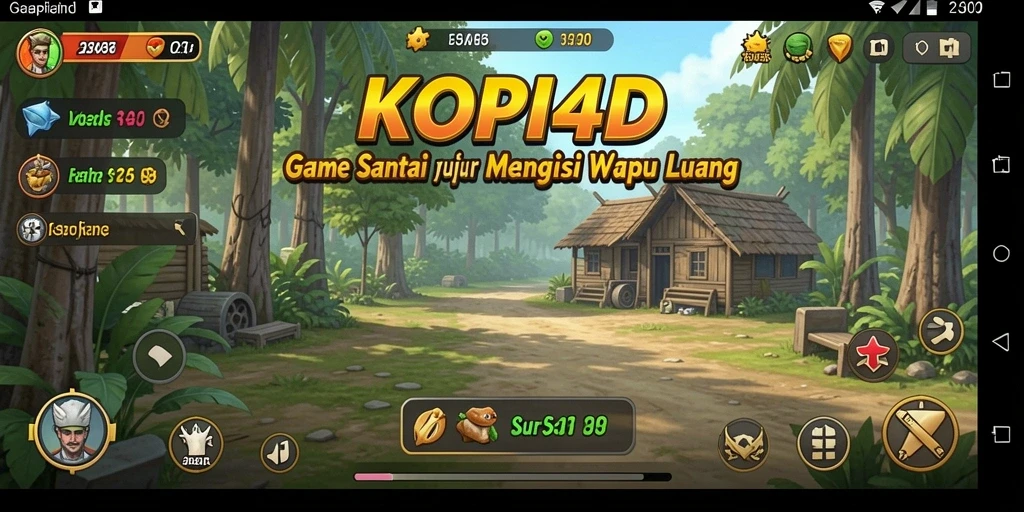 Tampilan gameplay KOPI4D yang seru dan interaktif.