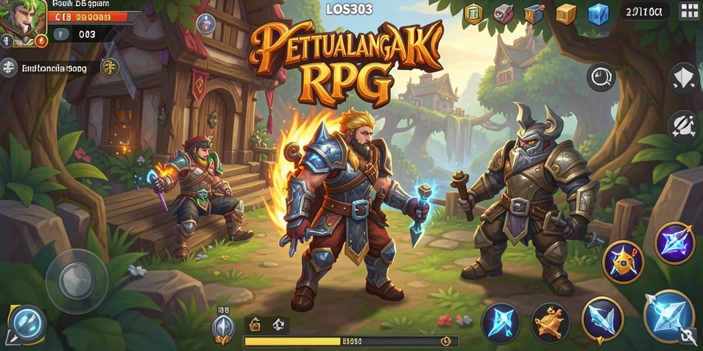 Tampilan gameplay RPG yang memikat dan penuh aksi.
