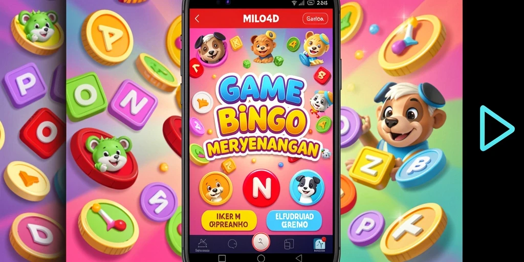 Screenshot menampilkan gameplay seru Bingo di MILO4D.