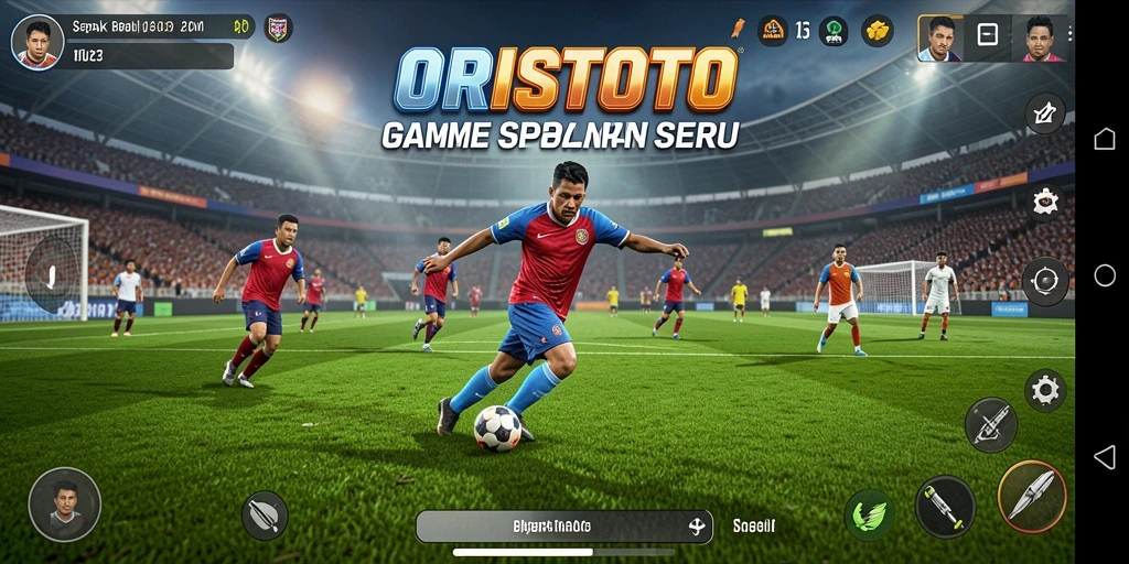 Screenshot menampilkan gameplay seru dan dinamis dari ORISTOTO.