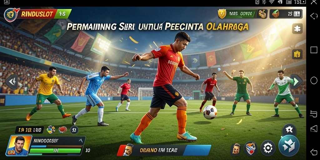 Tampilan gameplay menarik dan seru dari RINDUSLOT