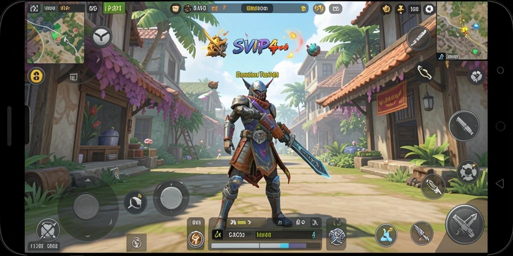 Tampilan gameplay menarik dari SVIP4 yang menampilkan simulasi unik.